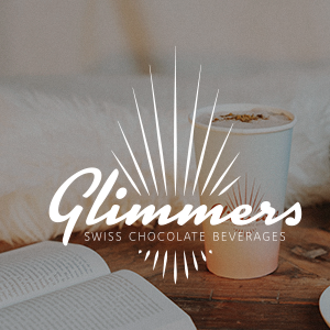 Logo et branding pour la marque de chocolat chaud Glimmers